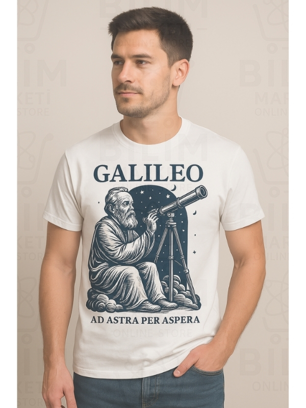 “Ad Astra Per Aspera – Zorluklardan Yıldızlara.” - T-shirt - Görsel 4