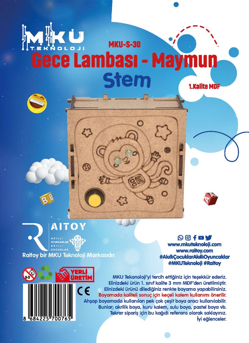 MKU-S-30 STEM Gece Lambası – Maymun