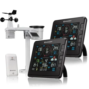 BRESSER Professional 7-in-1 Wi-Fi İlave İstasyonlu (Çift Ekranlı) Meteoroloji İstasyonu
